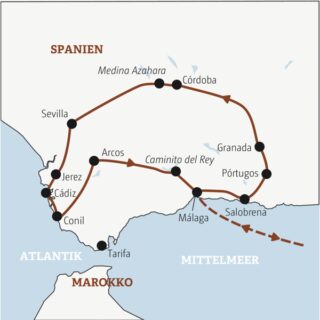 Andalusiens Highlights zwischen Atlantik und Mittelmeer in knapp zwei Wochen intensiv erleben Young Traveller