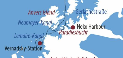 Karte Reise Antarktis Im Reich der Pinguine 2022