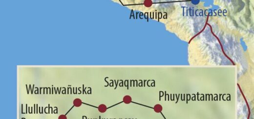 Karte Reise Peru Im Reich der Inka 2022