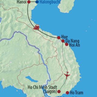 Karte Reise Vietnam Zu Besuch bei Onkel Ho und Miss Saigon 2022