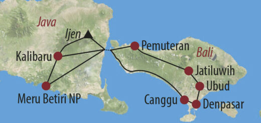 Karte Reise Indonesien | Bali • Java Schätze des Archipels 2022