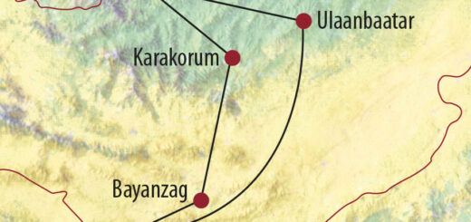 Karte Reise Mongolei Zu Besuch im sagenhaften Großreich der Khane und Reiternomaden 2022