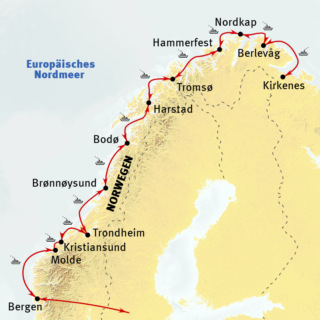 Norwegen  Expeditions-Kreuzfahrten HAVILA Castor: Norwegens Küste: Erlebnis Postschiffreise