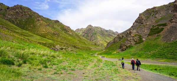 Auf dem Weg zur Geierschlucht