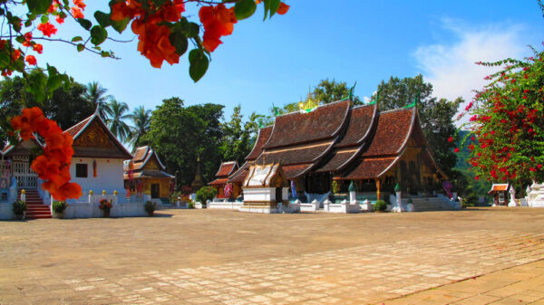 Das Kloster Wat Xieng Thong in Luang Prabang