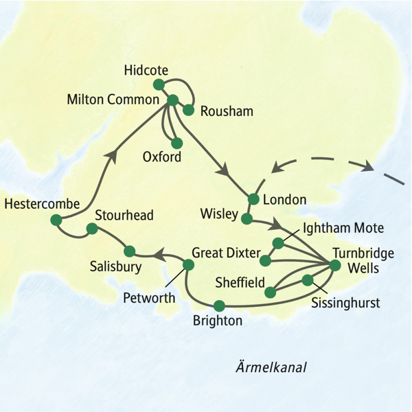 Südengland gefuehrte Rundreisen 2024