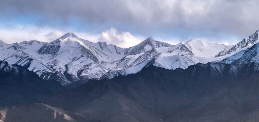 Stok Range des Himalaya mit Stok Kangri