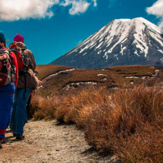 Wanderung zu den Tama-Seen mit Blick auf den Mount Ngauruhoe - Frank Brathering