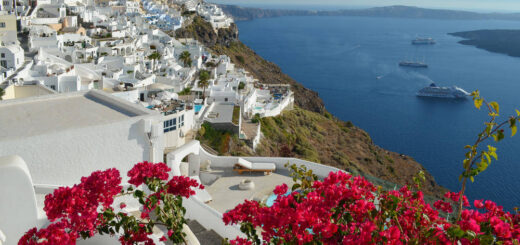 Santorini - Blick auf Firostefan - Gerd Thiel