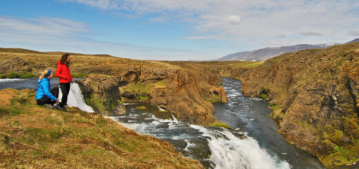 Wasserfall Reykjafoss am Fluss Svarta - Melanie Rood