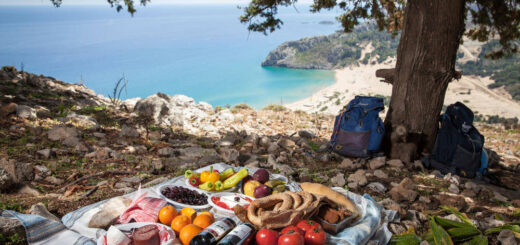 Picknick hoch über dem Tsambika-Strand - Jan Postel