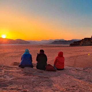 Sonnenuntergang im Wadi Rum - Dennis Gowitzke