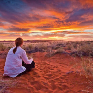 Namib Wüste Sonnenuntergang - Paul Sutton/Absolut Tours