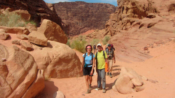 Wanderung durch die Wadi Rum - Stefan Bahr