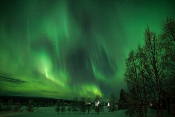 Faszination Nordlichter über Schwedisch Lappland