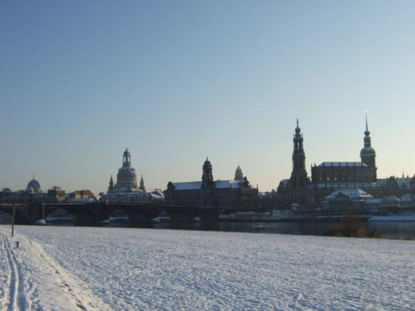 Blick auf Dresden im Winter - Matthias Kunz