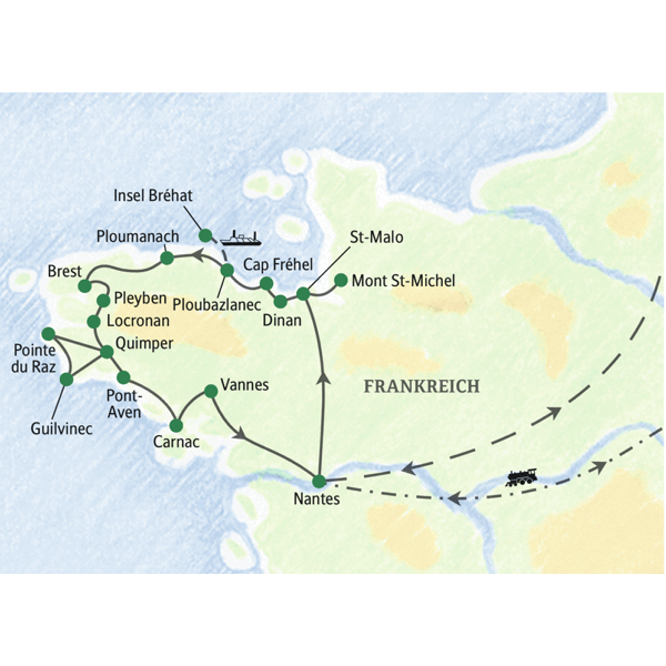 Studiosus-Reise zu den Höhepunkten der Bretagne 2025