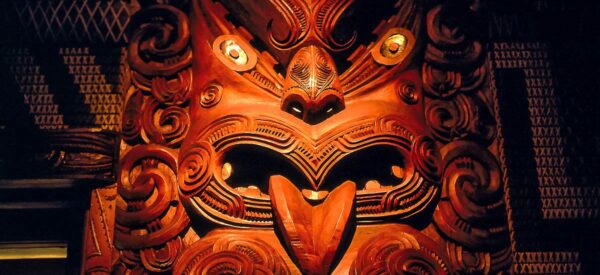 Traditionelle Maori-Maske