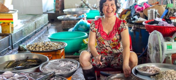 Markt im Mekong-Delta