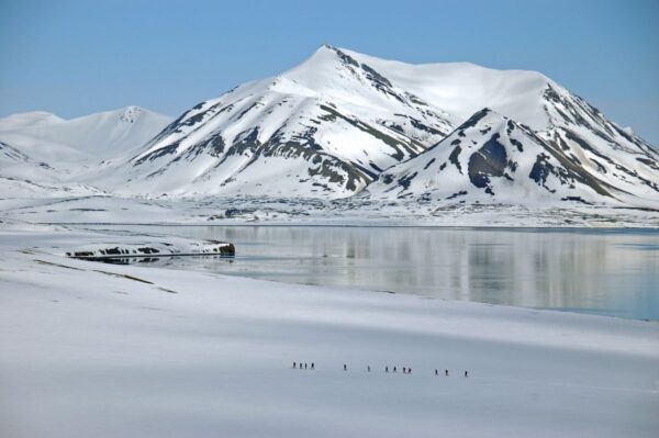 Schneeschuhwanderung in Spitzbergen