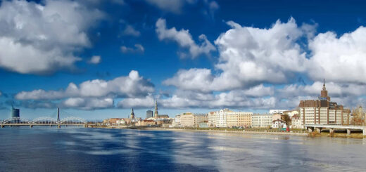 Rigablick auf die Daugava - Weite Welt Reisen
