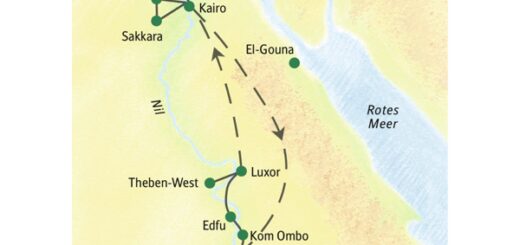 Reiseroute Ägypten – Kairo