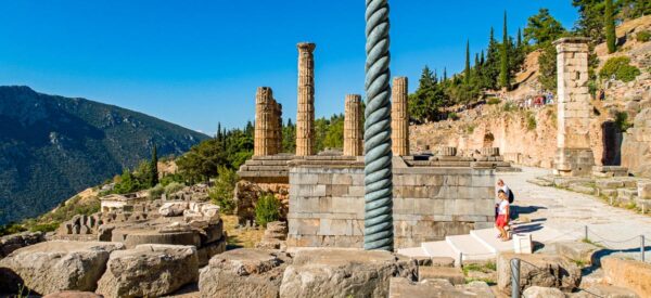 In den Ruinen des antiken Delphi