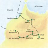 Reiseroute Marokko – zwischen Rif und Atlas 2026  | Tinta Tours Erlebnisreisen