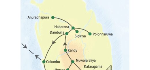 Reiseroute Sri Lanka – Höhepunkte 2026  | Tinta Tours Erlebnisreisen