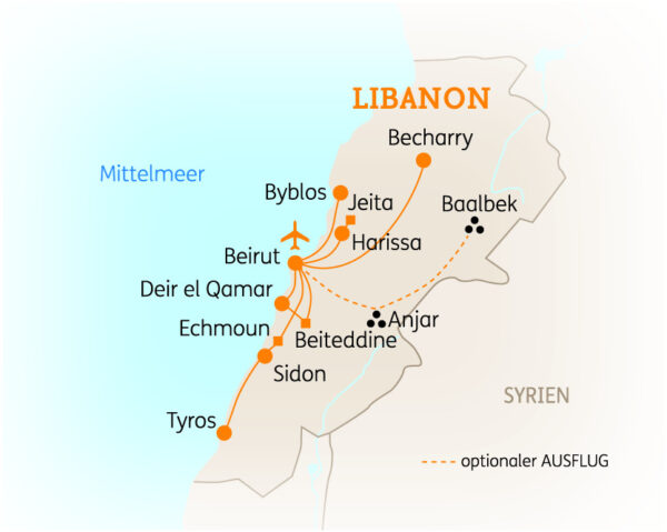 Gruppenreise Libanon | Erlebnisrundreisen.de