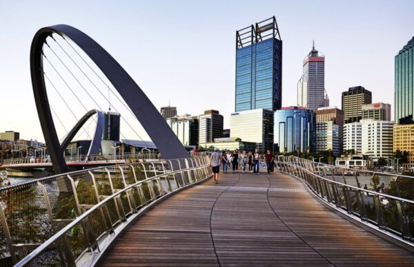 Elizabeth Quay in Perth