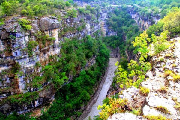 Blick in den Lengarica Canyon