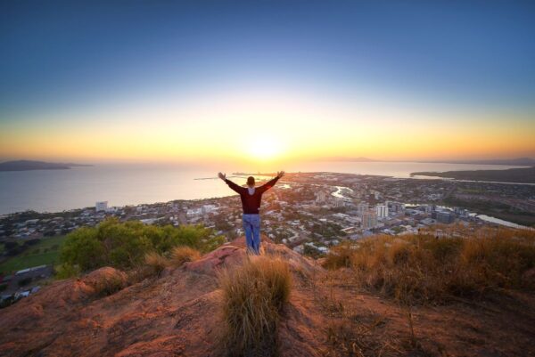 Blick auf Townsville im nördlichen Queensland an der Ostküste Australiens