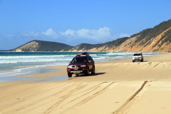 Coastal Drive zwischen Rainbow Beach und Noosa in Südqueensland