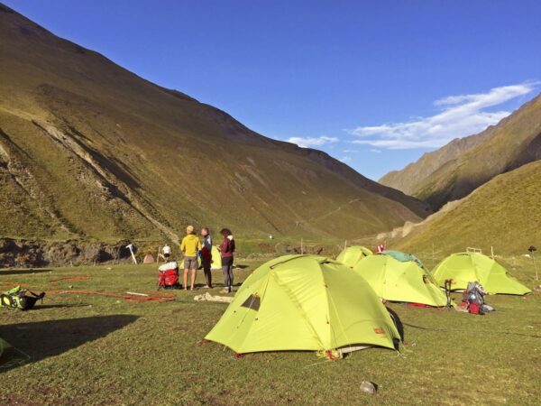 Zeltcamp in Kvachida
