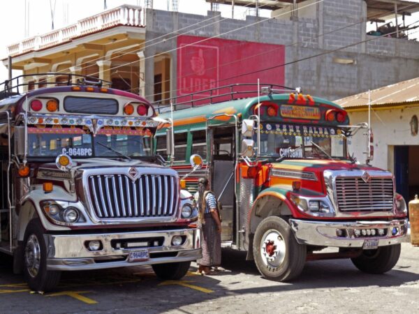 Chicken Bus in Guatemala