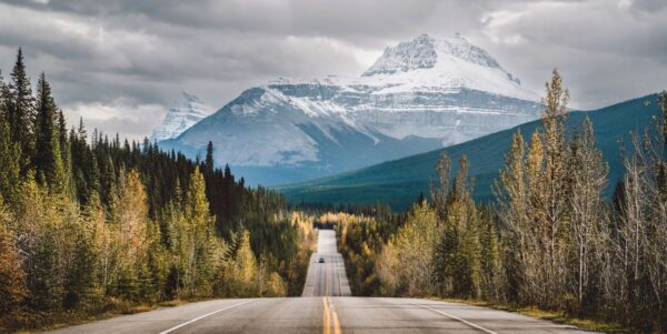 Auf dem Icefields Parkway, Banff-Nationalpark