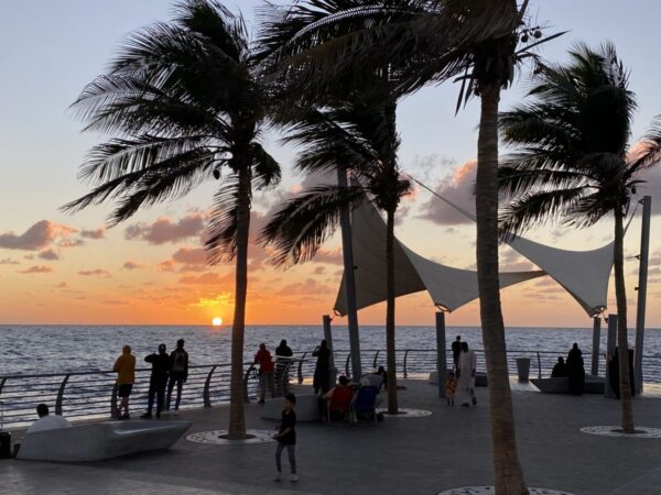 Sonnenuntergang in Dschidda