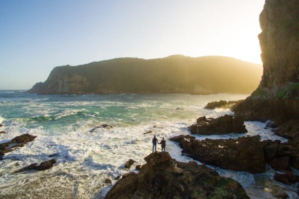Raue Küste bei Knysna an der Garden Route