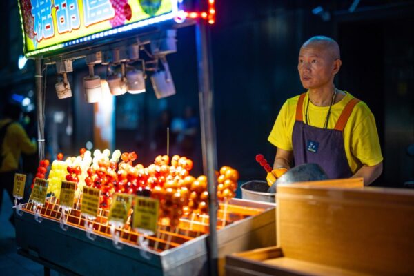 Streetfoodstände in Taipeh