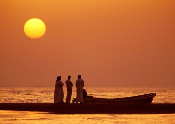 Sonnenuntergang im Oman