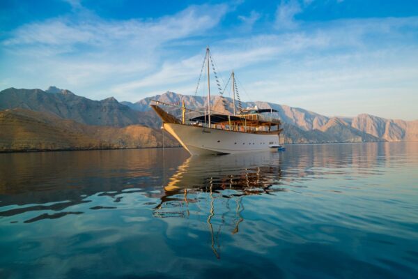 Dhau Rubba vor der Küste Musandams
