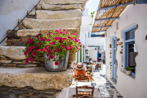 Traditional,Street,On,Naxos,,Greece