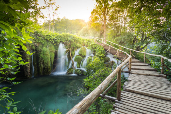 Breathtaking,View,In,The,Plitvice,Lakes,National,Park,.croatia