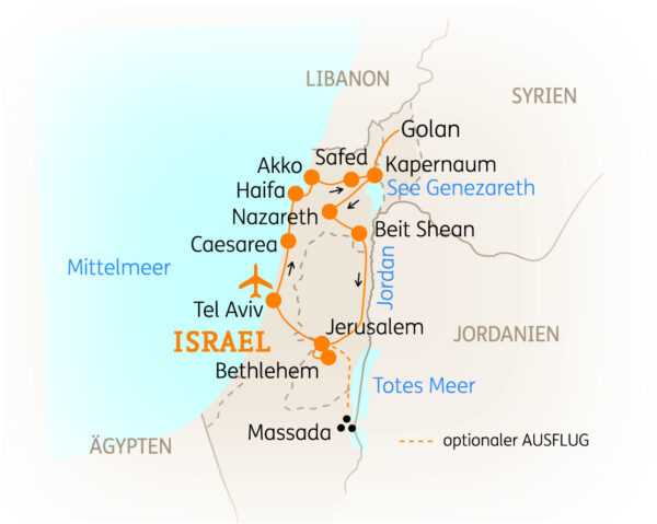 Gruppenreise Israel | Erlebnisrundreisen.de