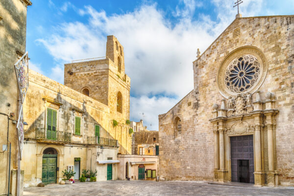 The,Medieval,Cathedral,In,The,Historic,Center,Of,Otranto,,Coastal