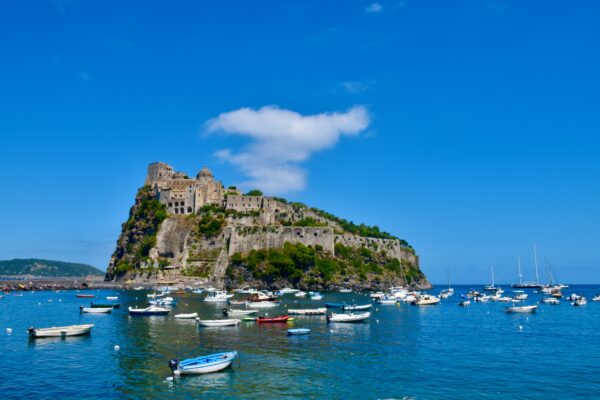 Castello,Aragonese,On,Ischia,Island