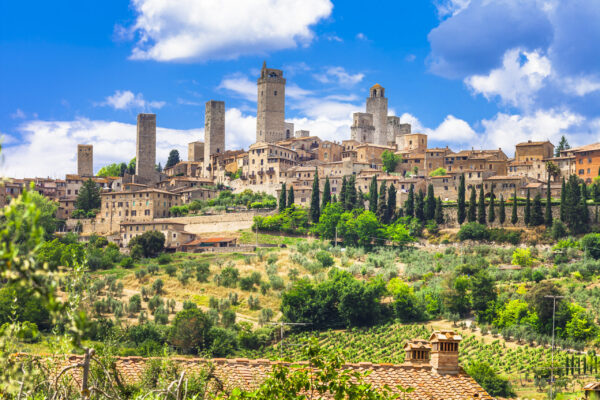 Landscapes,Of,Italy.,Medieval,San,Gimignano,-,Tuscany