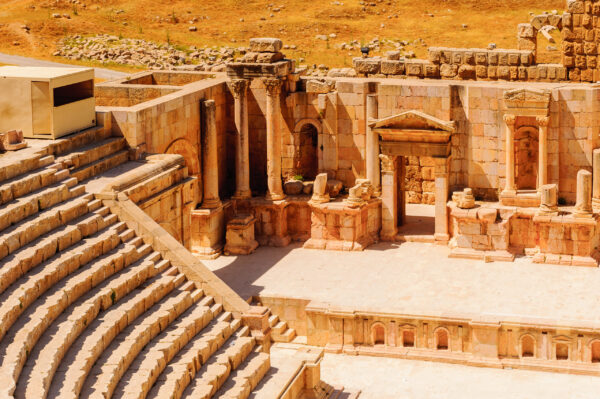 South,Theater,,Ancient,Roman,City,Of,Gerasa,Of,Antiquity,,