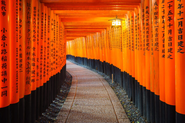 Torii,Gates,In,Fushimi,Inari,Shrine,,Kyoto,,Japan